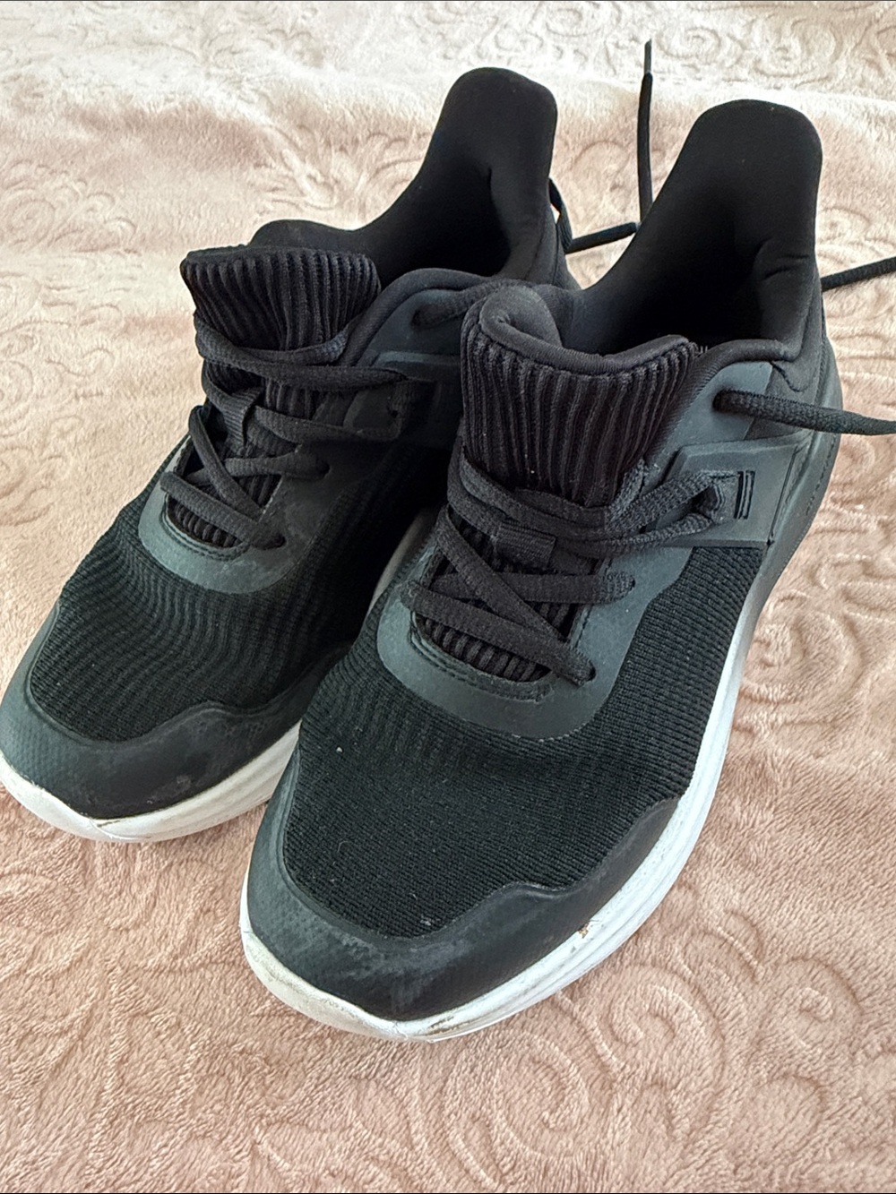 all in motion Black Kids' Sneakers with White Sole